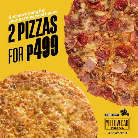 yellow cab promo delivery.
